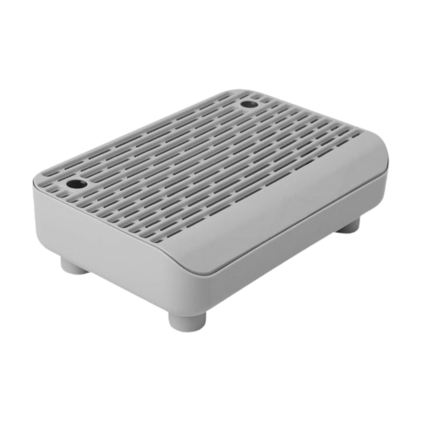 Fenteer Elevated Cat Litter Mat Litter Catcher Mat for Self Cleaning