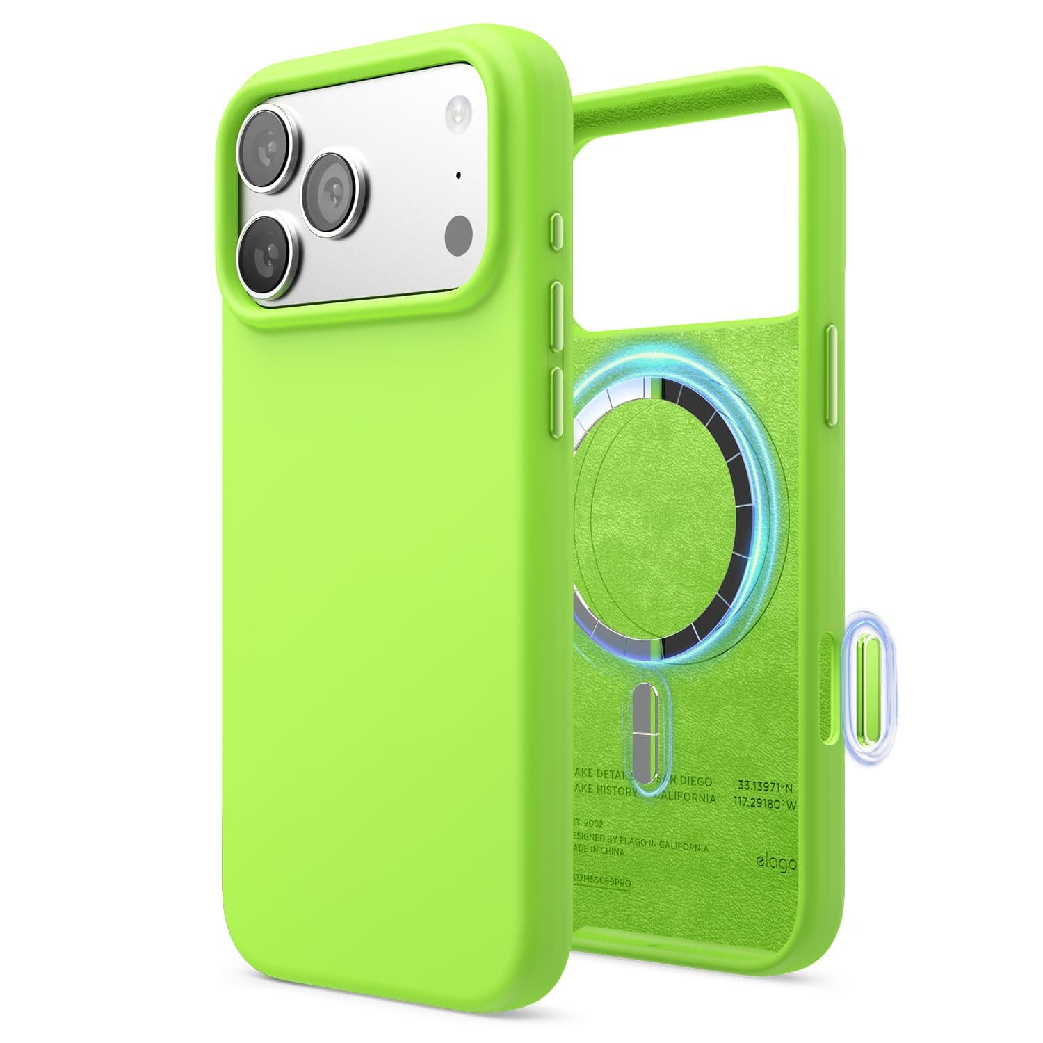 elago Premium Magnetic Silicone Case for iPhone 17 Pro Max