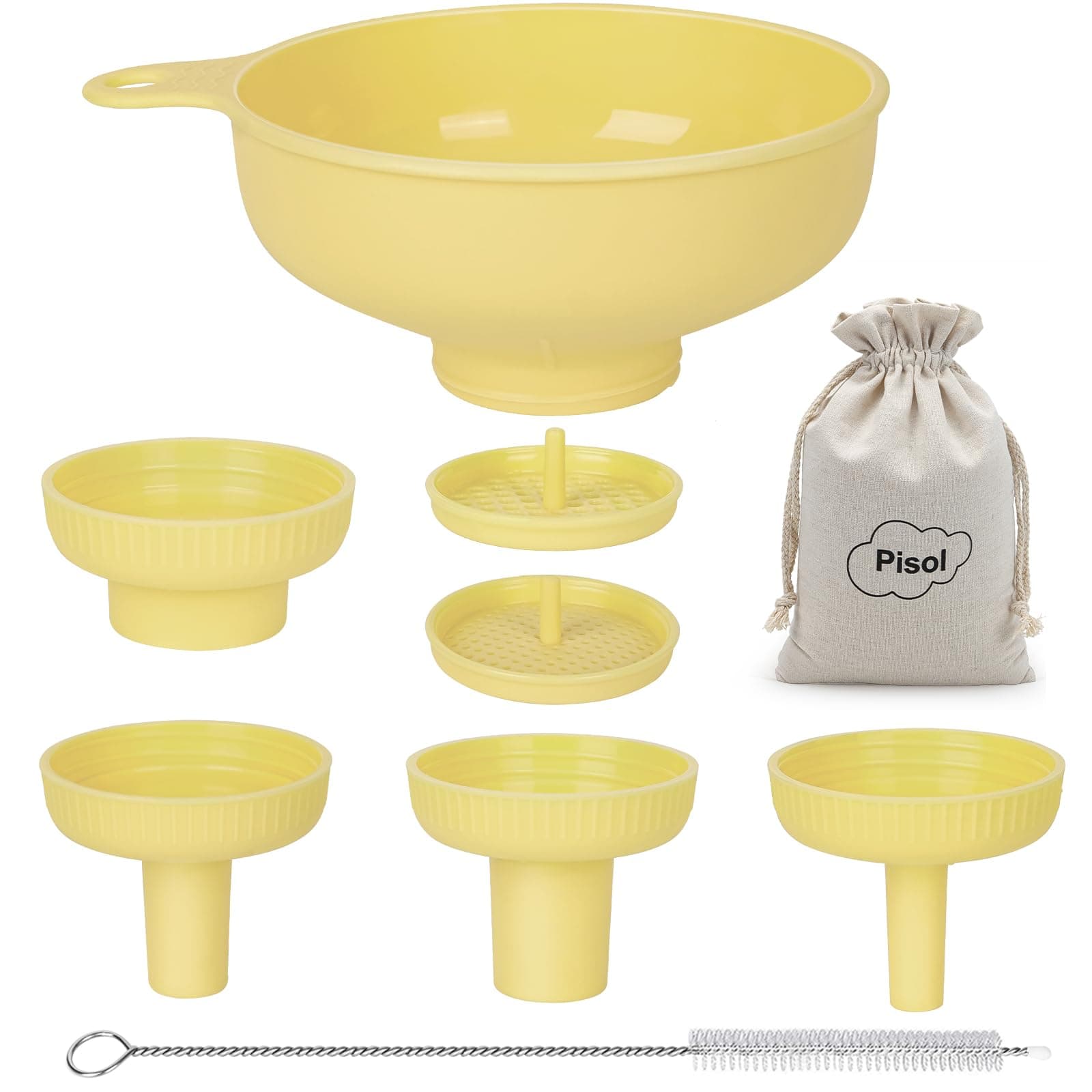 Pisol Wide Mouth Versatile Funnel for Kitchen Use for Filling Bottles