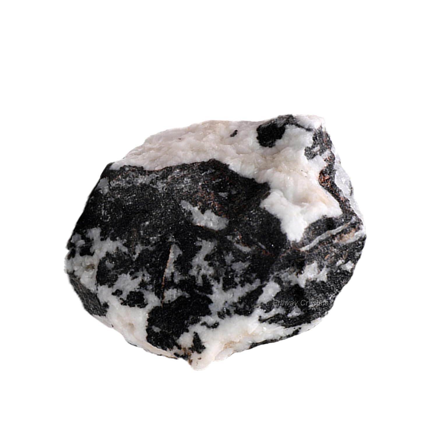 Erliway Zebra Onyx Raw Crystal Stone Large 1.25-2.0" Healing Crystals