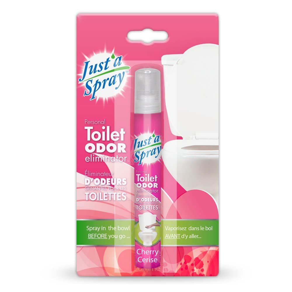 Just a Spray Before You Go Toilet Odor Eliminator, Cherry, 9 ml, Poop Spray