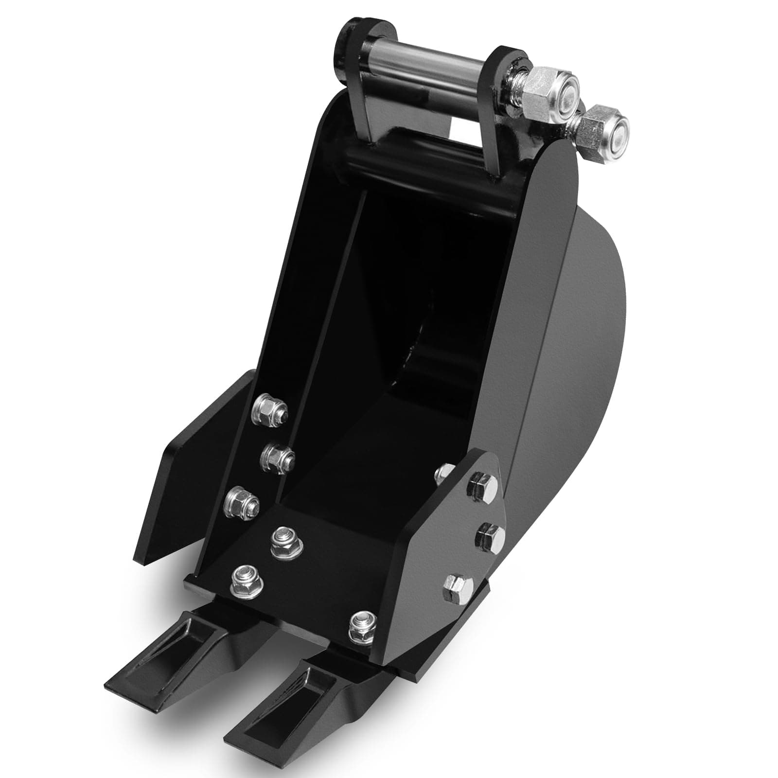 NULTRUMA 200mm Narrow Bucket, 7.87in Mini Excavator Attachments, Bucket Metal Trenching Digger with Metal Teeth