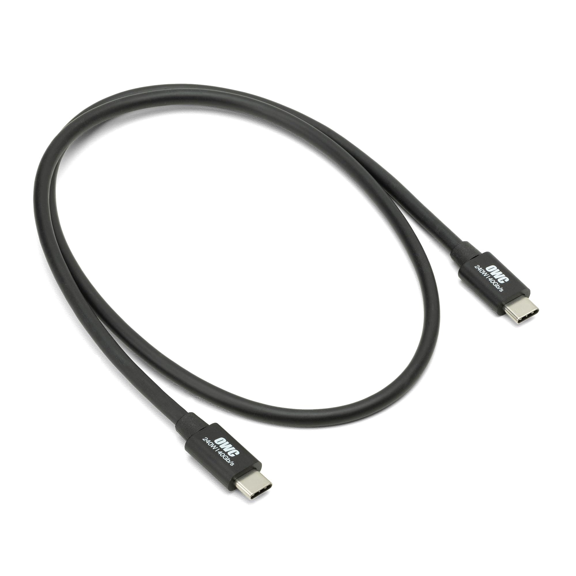 OWC Thunderbolt 4 USB-C Cable 40Gb/s 240W 0.7M (28in)