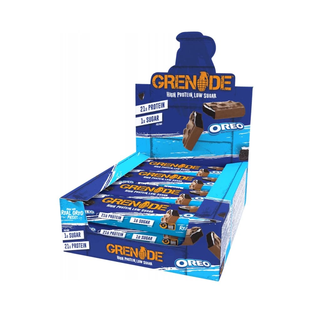 Grenade High Protein, Low Sugar Bar, 12 x 60g - Oreo