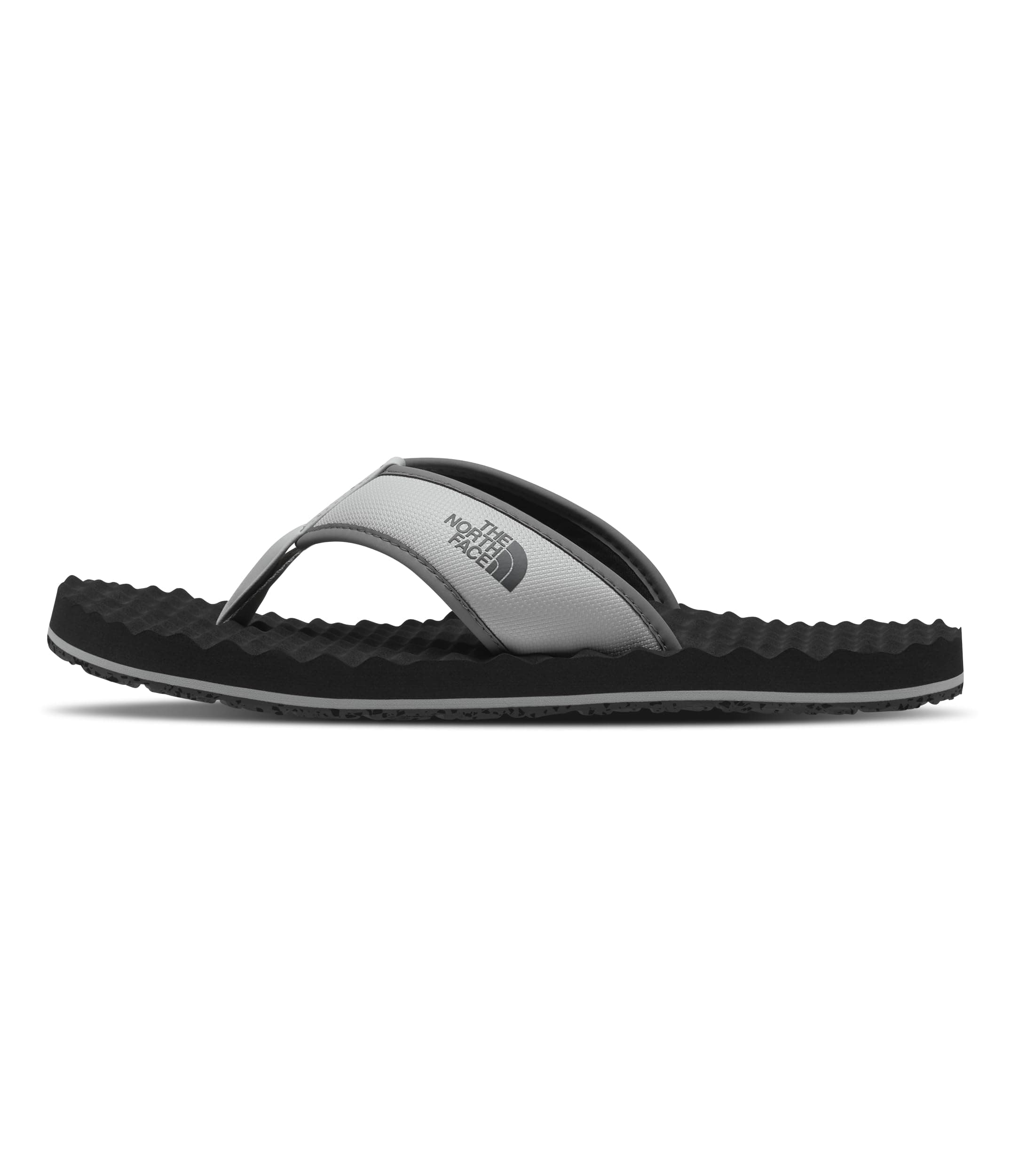 The North Face Men's M Base Camp Flip-Flops Ii, High Rise Grey/Tnf Black, 11