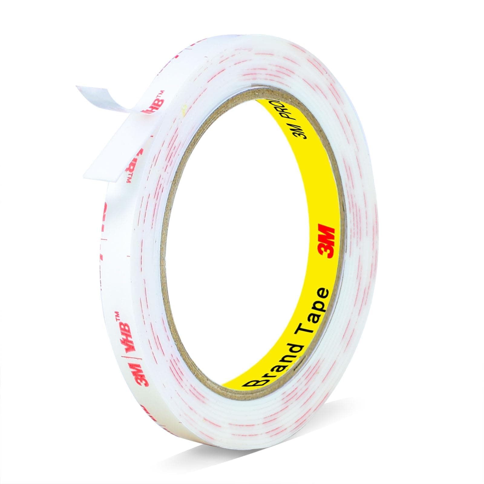 3M Double Sided Tape Heavy Duty,0.39in X 9.85ft Removable Mounting Tape