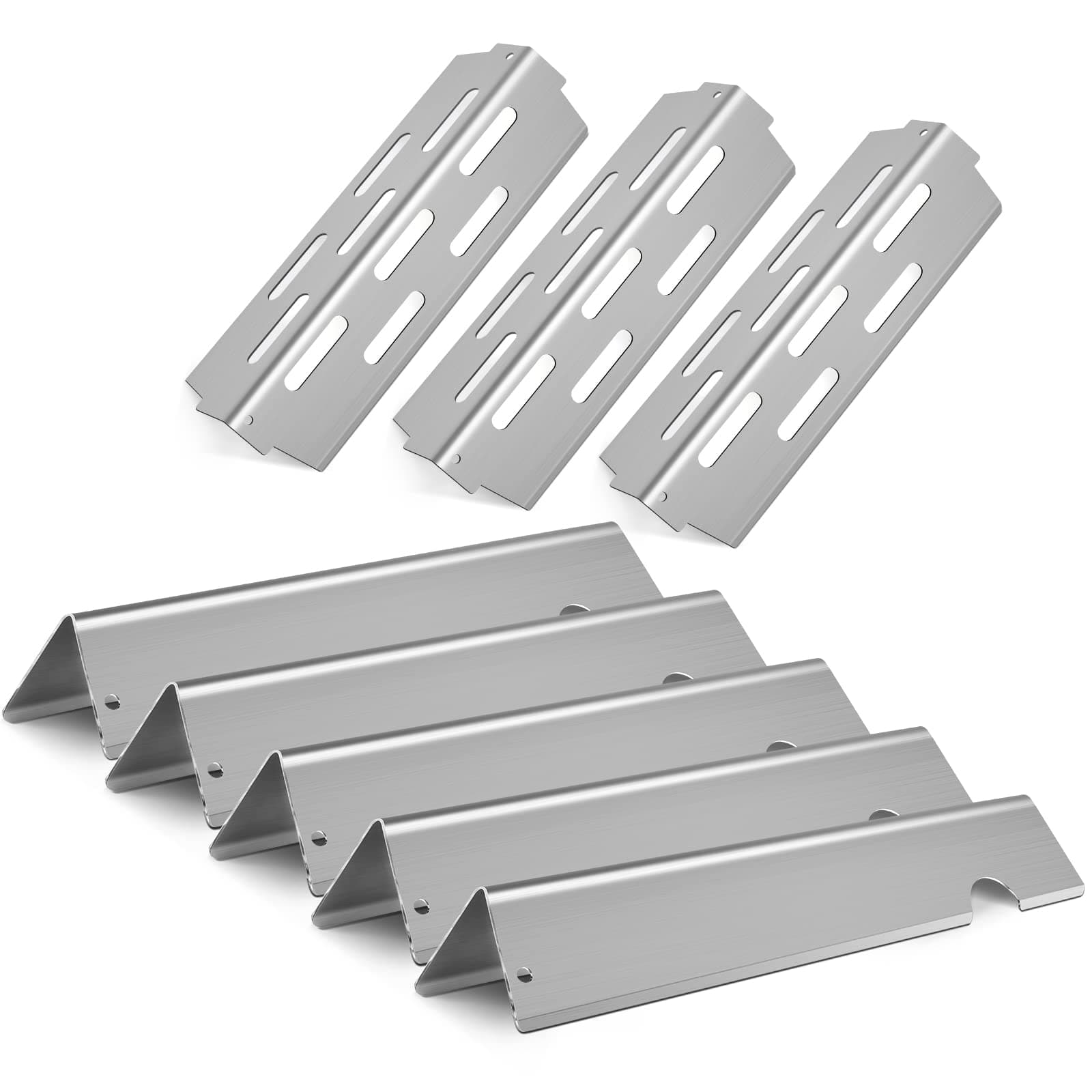 LPTNFRTN Stainless Steel Grill Flavorizer Bar BBQ Gas Grill Replacement Parts for Weber Genesis II 300 Series Genesis II E-310 E-315 E-330 E-335 S-310 S-335 Gas Grill