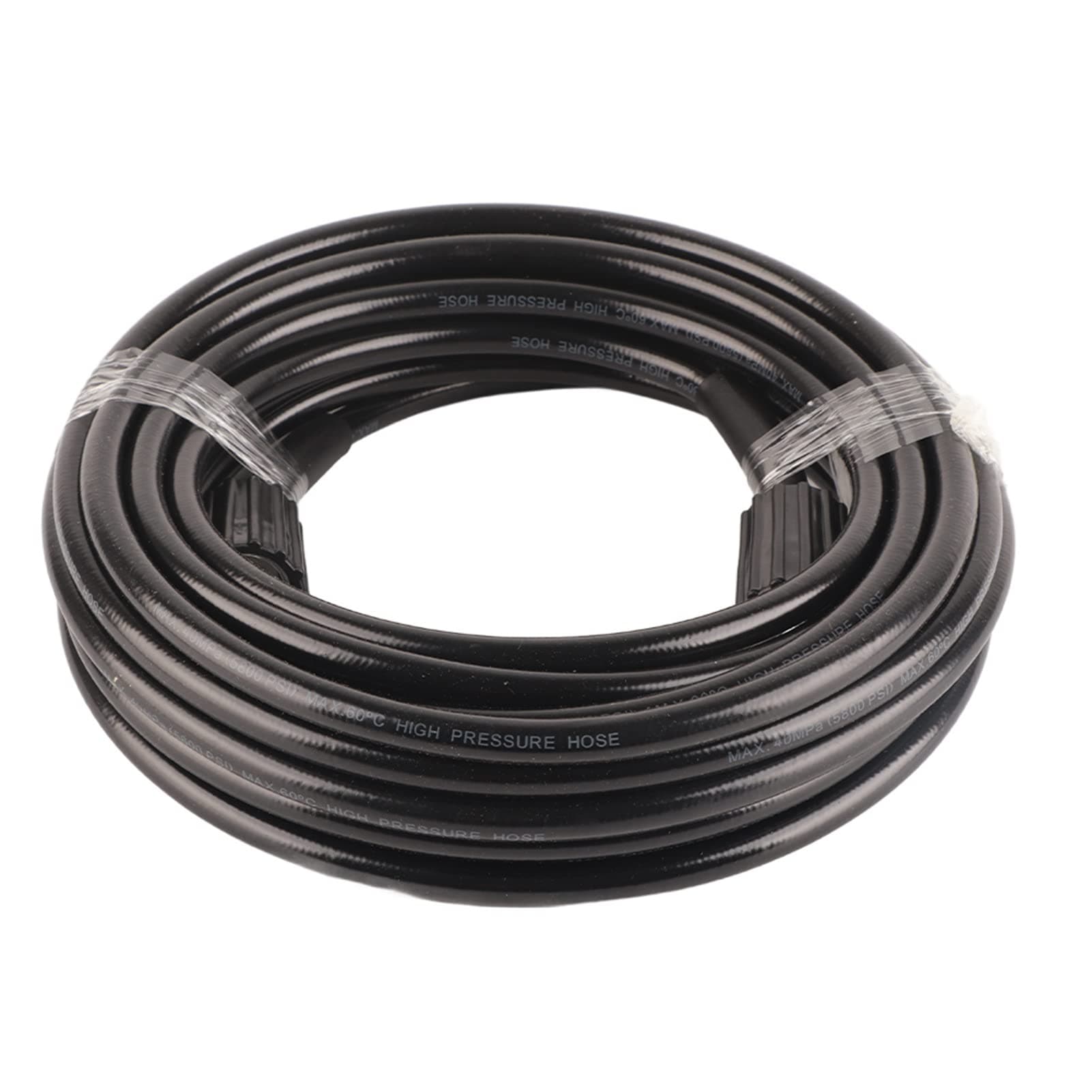 Pressure Washer Replacement Hose, Heavy Duty High Pressure Cleaning Extension Hose for Home Patio Rubber 33FT 10M 5800 PSI M22 14mm Cold Water 1 Pack