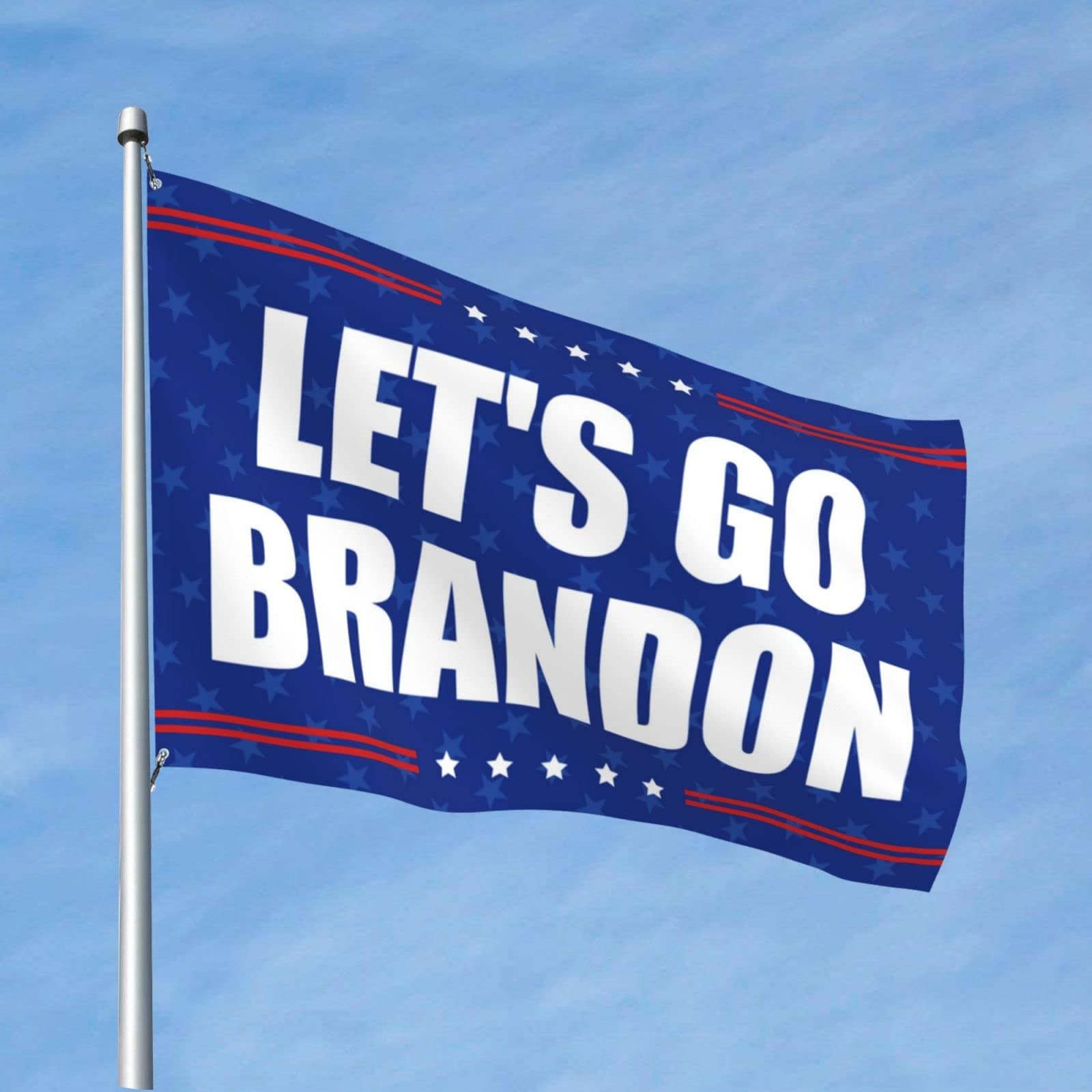 Funny Outdoor Decor Lets Go Brandon Flag Funny Bathroom Decor Dorm Room Accessories (Size : 120X180CM)