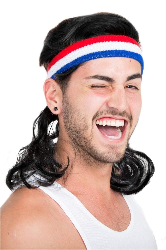 The Bobcat Mullet Headband (Black)