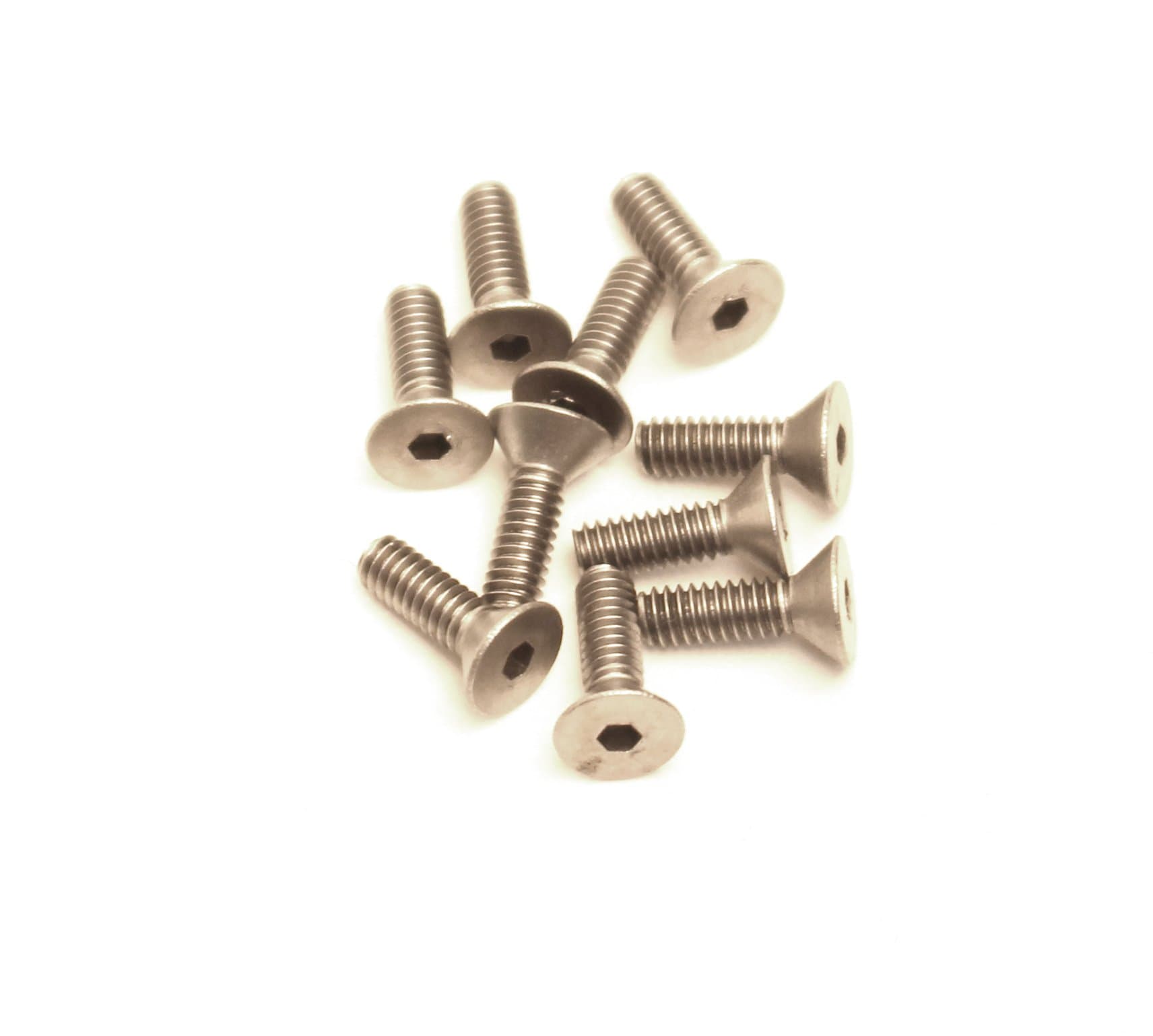 Racers Edge 30651 5-40x/16-Inch SS Flat Heavy-Duty Screw, 10-Piece