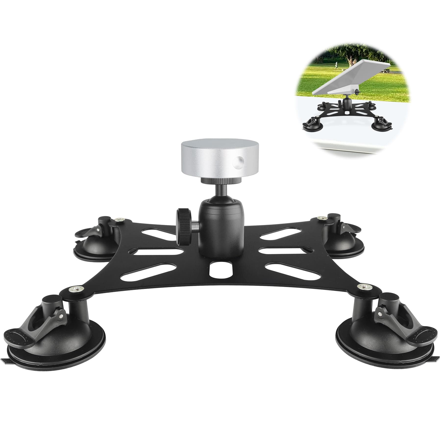 Starlink Mini Mount,Starlink Mini Roof Mount for Car Windows and Sunroof/Front/Rear /Roof,Starlink Mini Suction Cup Mount with Adapter,Adjustable Starlink Mini Car Mount,Starlink Mini Mounting Kit
