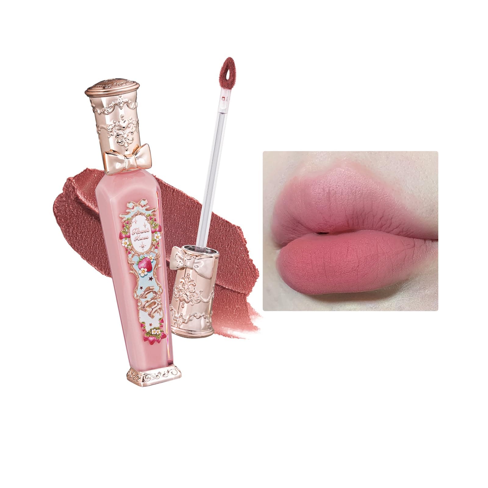 Flower Knows Strawberry Rococo Cloud Lip Cream, Light Rose Pink