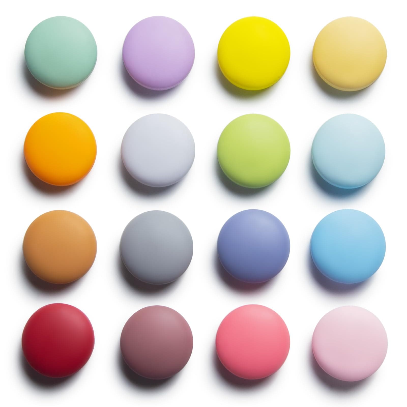SUNURS 16 Pack Matte Morandi Refrigerator Magnets Decorative Fridge Magnets