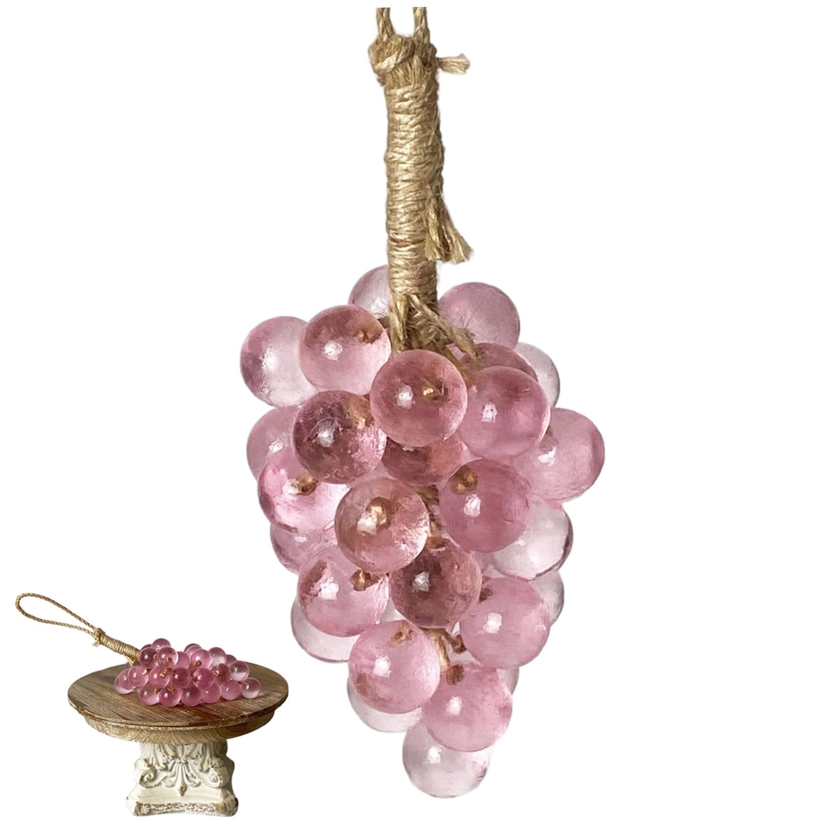Grape Soap on a Rope Grape Soap on a Rope Exquisite Decorative Soaps Bar for Home Travel Men Women Washing Hands 255g