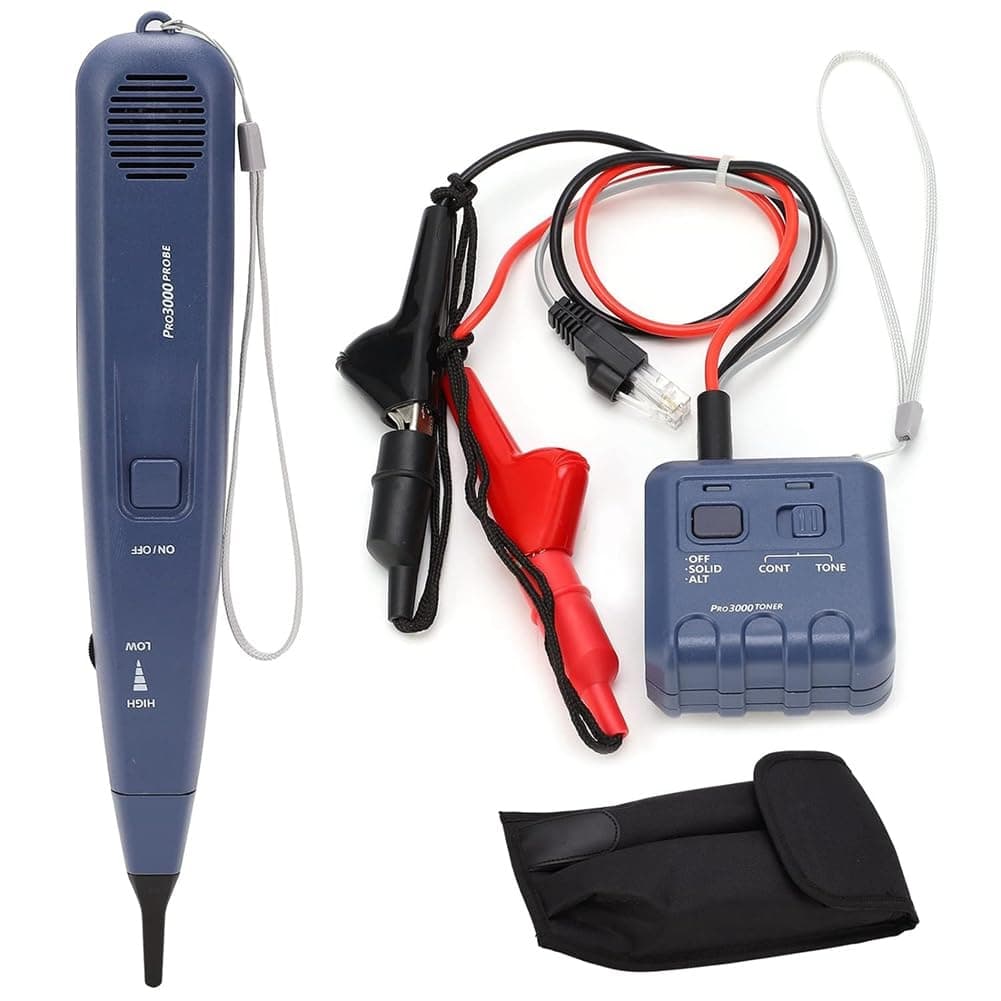 XGFTHG Pro3000 Tone Generator and Probe Kit, SmartTone Technology, Handheld Telephone Line Circuit Finder
