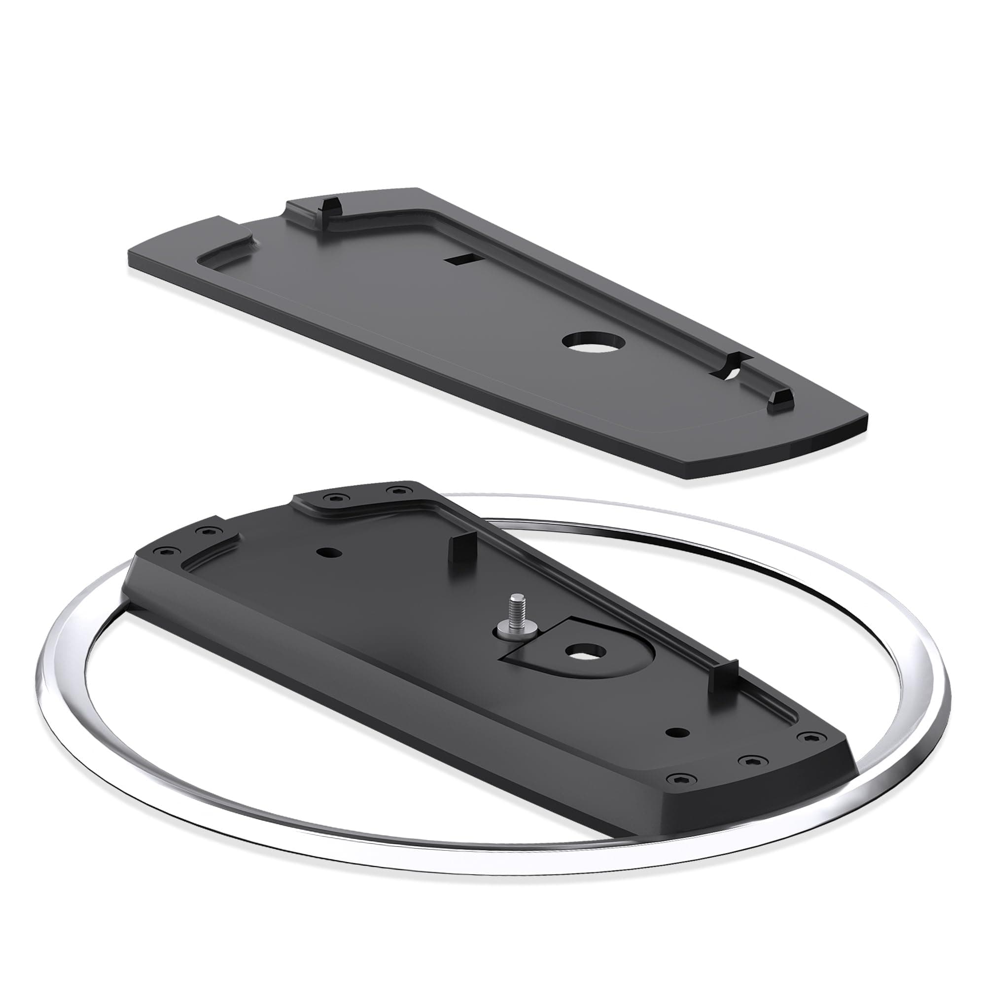 Zaievo PS5 Pro Vertical Stand, Vertical Stand for PS5 Pro/PS5 Slim/PS5 Console, Black Vertical Console Stand with Anti-Slip Pads, Space Saving Console Stand, PS5 Accessories, Aluminium Alloy Bracket