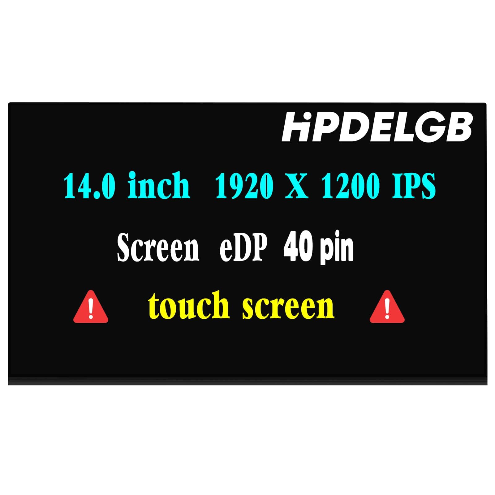 HPDELGB Replacement for HP ZBook Firefly 14 G9 G10 N22327-001 LCD LED Screen Display Panel 1920 x 1200 WUXGA IPS 40 pin (Touch Screen)