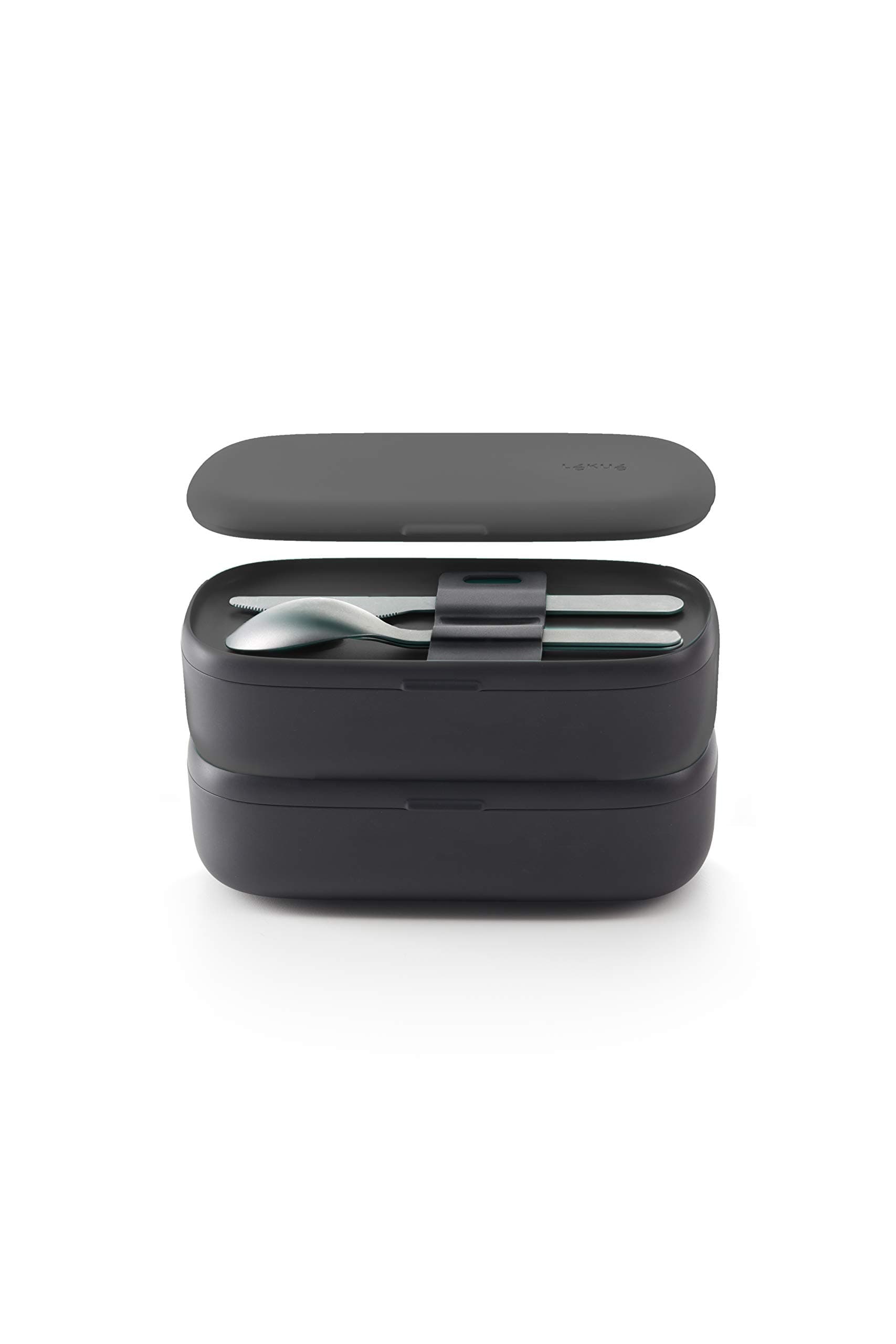 Lékué Lunch Box, 19x10x11 cm, Black
