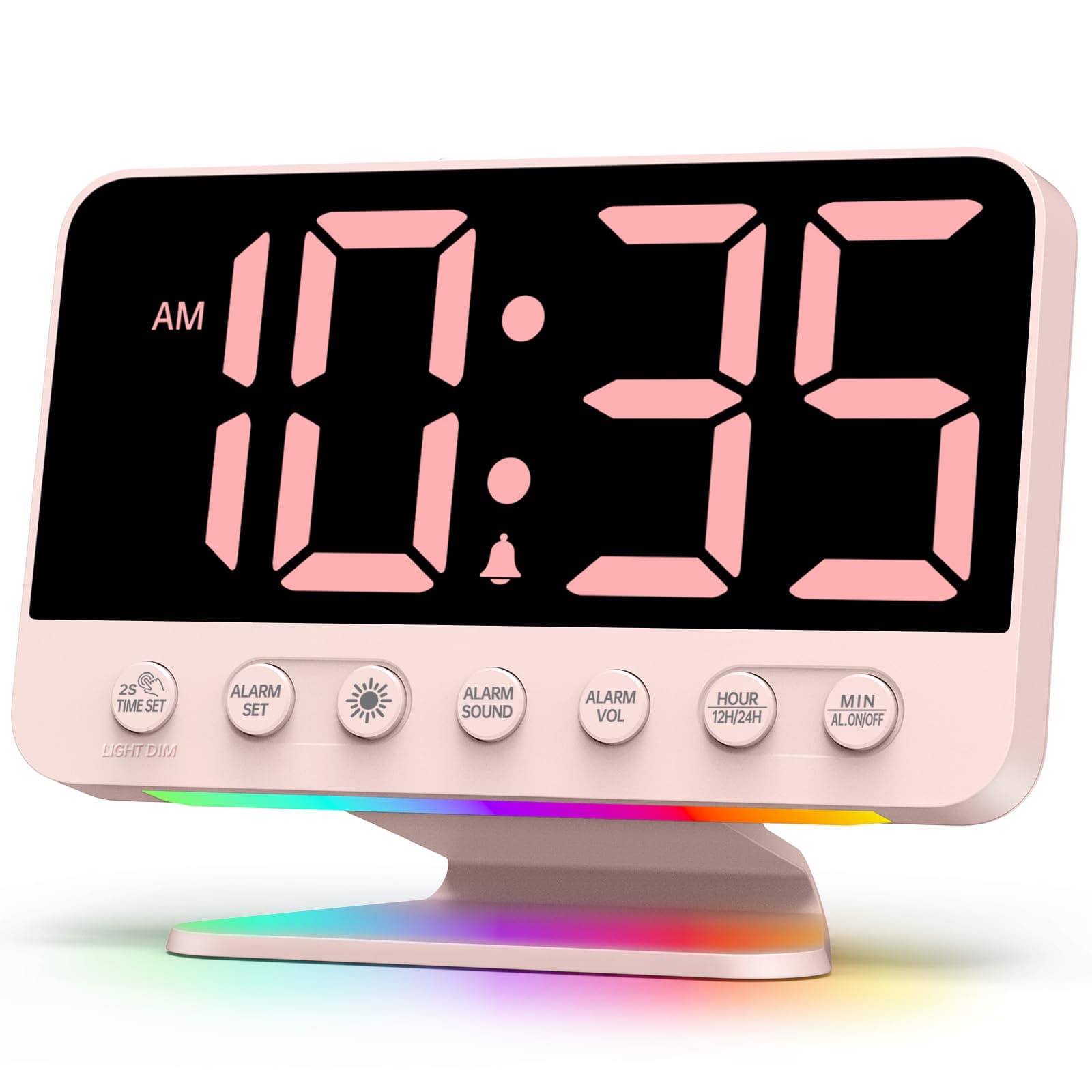 Odokee Digital Alarm Clocks for Bedrooms with Large Bold Number