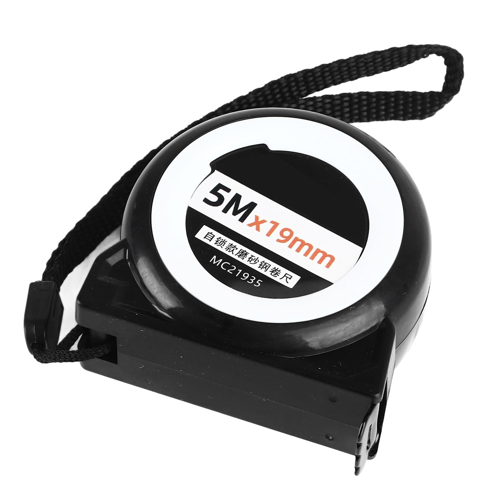 Measuring Tape Steel Tape Measure, Self Locking Matte Finish 5m 19mm, and DIY Enthusiasts, with Excellent ABS Shell