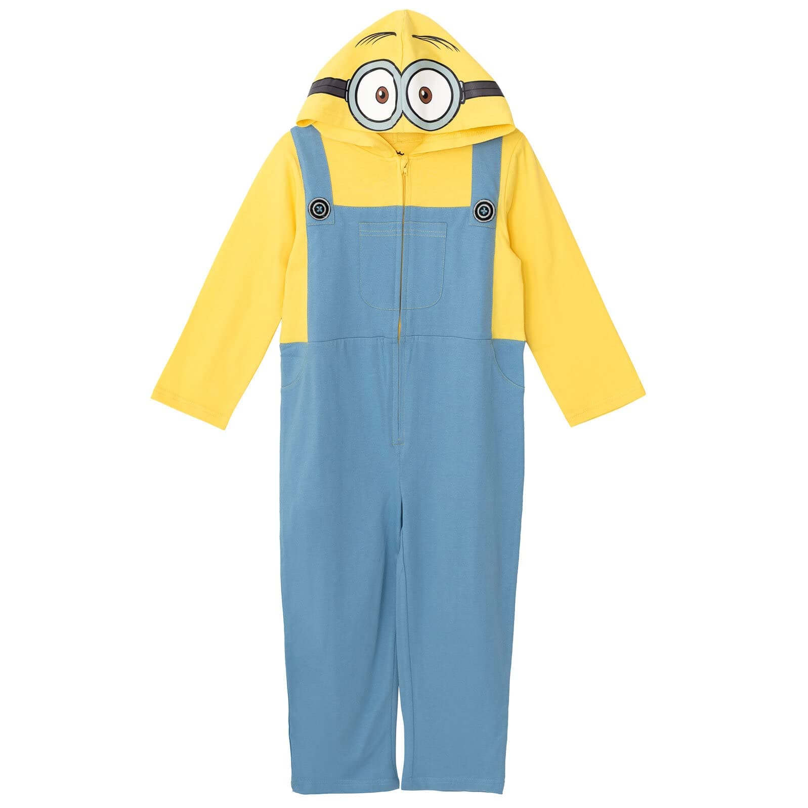Despicable Me Minions Toddler Boys Zip-Up Costume Coverall Yellow 5T