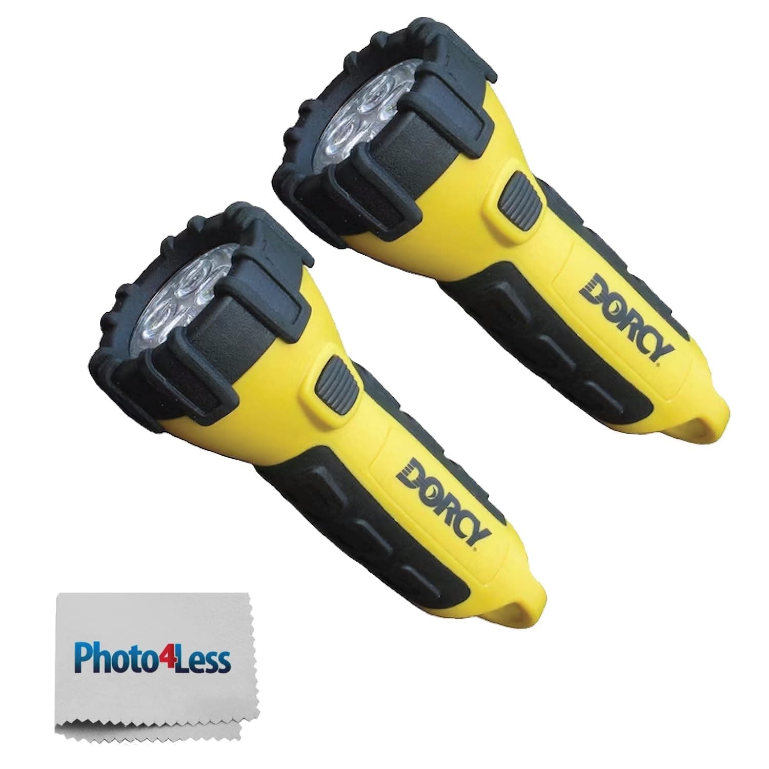 Dorcy 150 Lumen Yellow Floating Flashlight - 2-Pack