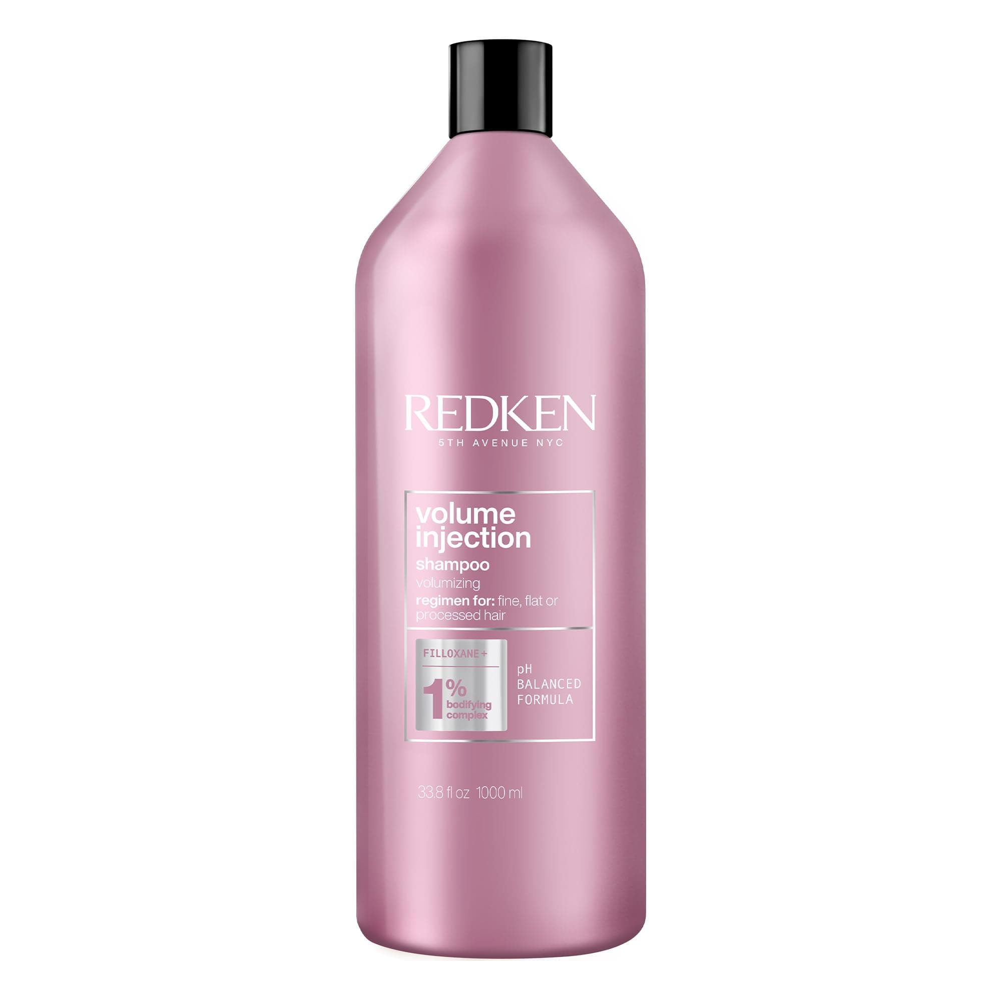 Redken Volume Injection Shampoo, Lightweight Volumizing Shampoo, 1000mL