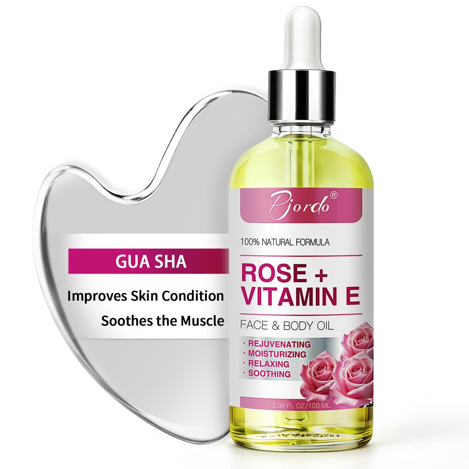 Gua Sha Facial Tools Set (2, 100ml)