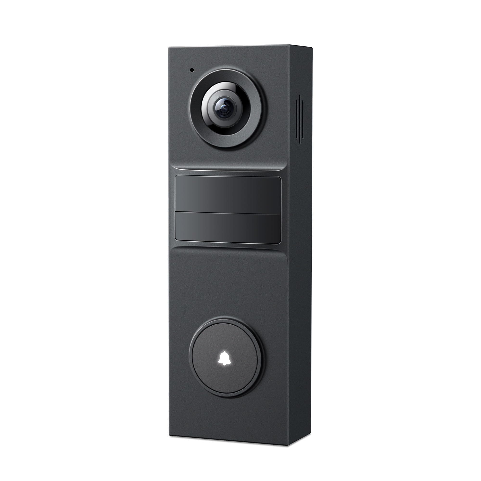 Tapo Smart Video Wireless Doorbell Camera Mini - 2K, 160° Ultra-Wide View, Up to 180 Days Battery, HomeKit, Alexa, Google Assistant Compatible, Free AI Person Detection, IP54, SD/Cloud Storage, D205