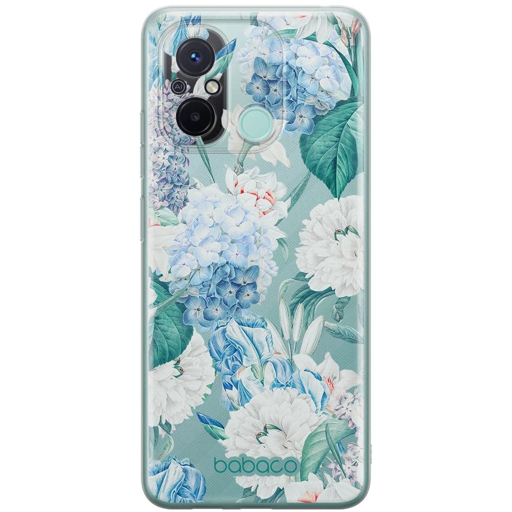BABACO ERT Group Mobile Phone case for Xiaomi REDMI 12C/ REDMI 11A Original and Officially Licensed Pattern Flowers 028 optimally adapted to The Shape of The Mobile Phone, Partially Transparent