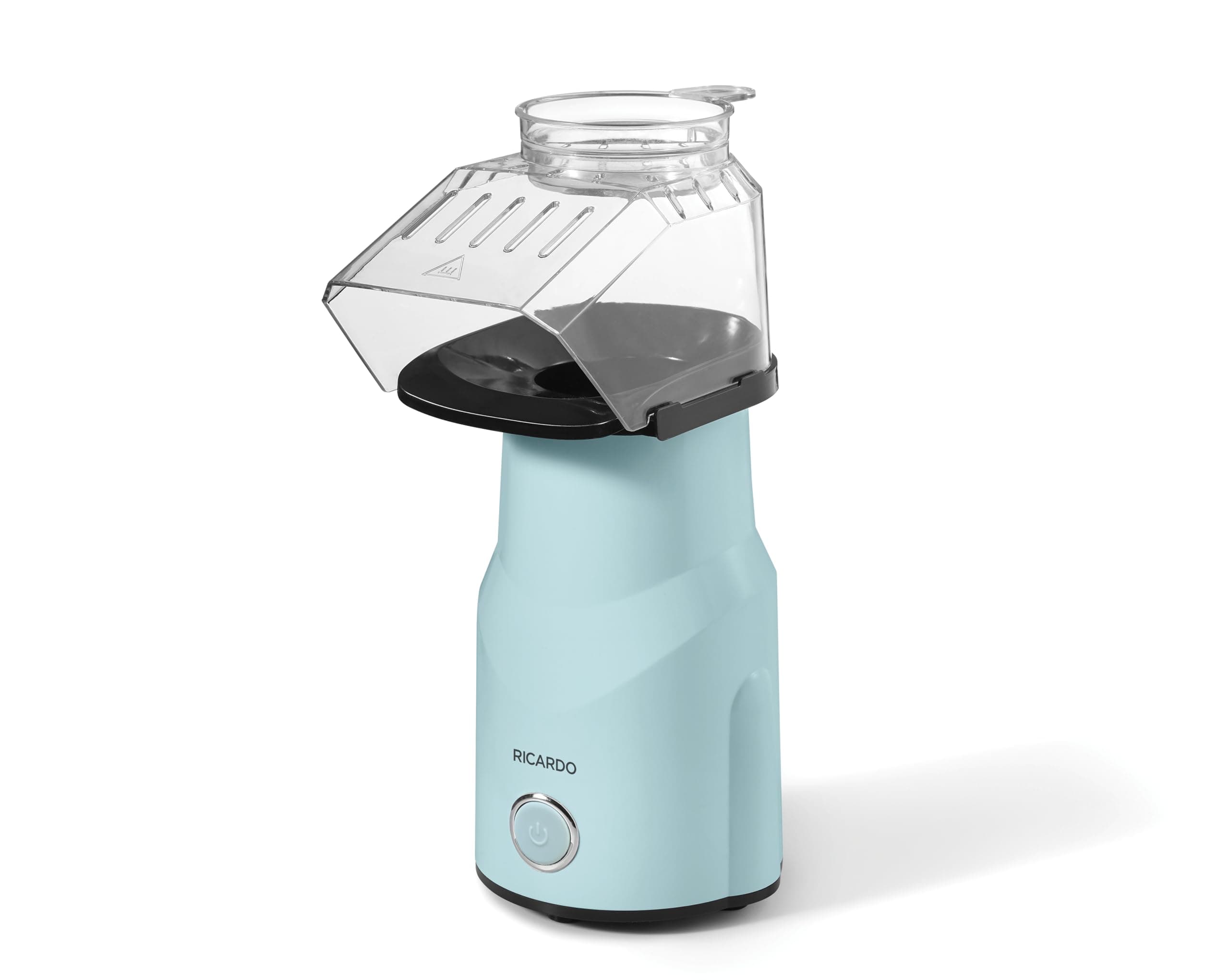 RICARDO Hot Air Popcorn Popper, 12 Cups, 1200W, One-Touch