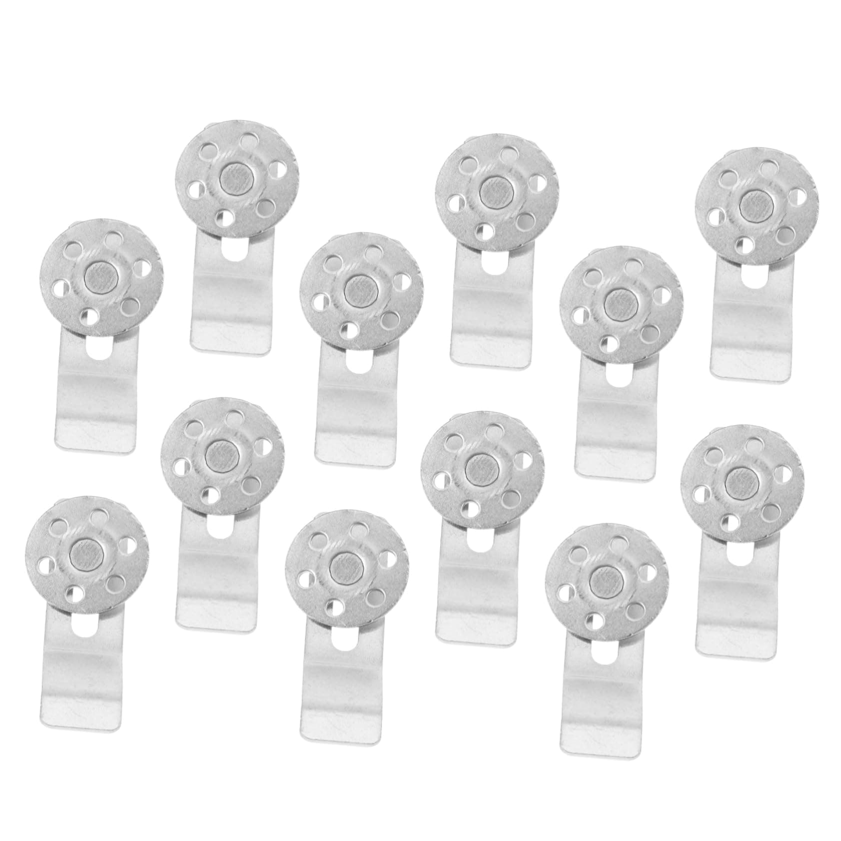 OSALADI 12sets Undermount Sink Clips Heavy Duty Metal Sink Brackets for Secure Installation Support Fasteners for Kitchen and Bathroom