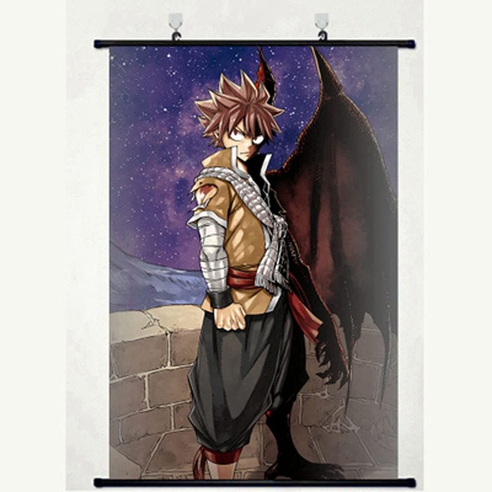 makeuseof Fairy Tail Wall Scroll Poster Art Print Size:24"x36''/16''x24'' (16"x24"(40cm X 60cm))