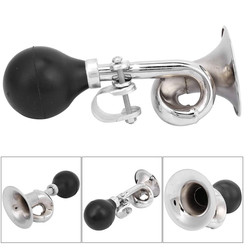 Mountain Cycling Handlebar Twisted Bugle Horn Sound Alarm Loud Safety