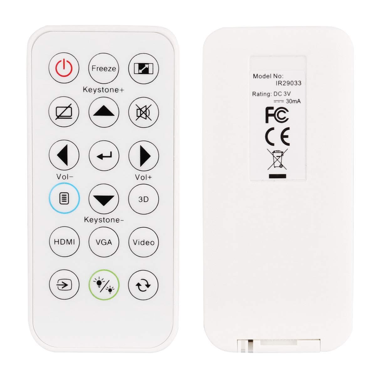 Aimdio BR-3079N Remote Control for Optoma H183X H184X S321 S322e S331 S334 S341 S342e S343 H114 H116ST W330 W331 W334 W335 W341 W355 W400+ WU334 WU335 WU336 WU337 X340 X341 X343 X400+ Projector