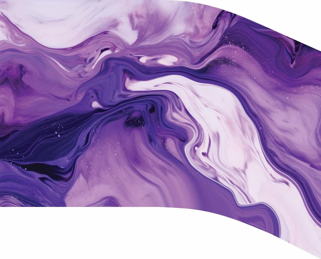 Cousin's Concert Attire Color Guard Swing Flags - Print Visible on Both Sides - Color Guard Flag Silk for Practice & Cheer | Praise Dance Flags for Worship | Lightweight Dancing Flag - Purple Wave