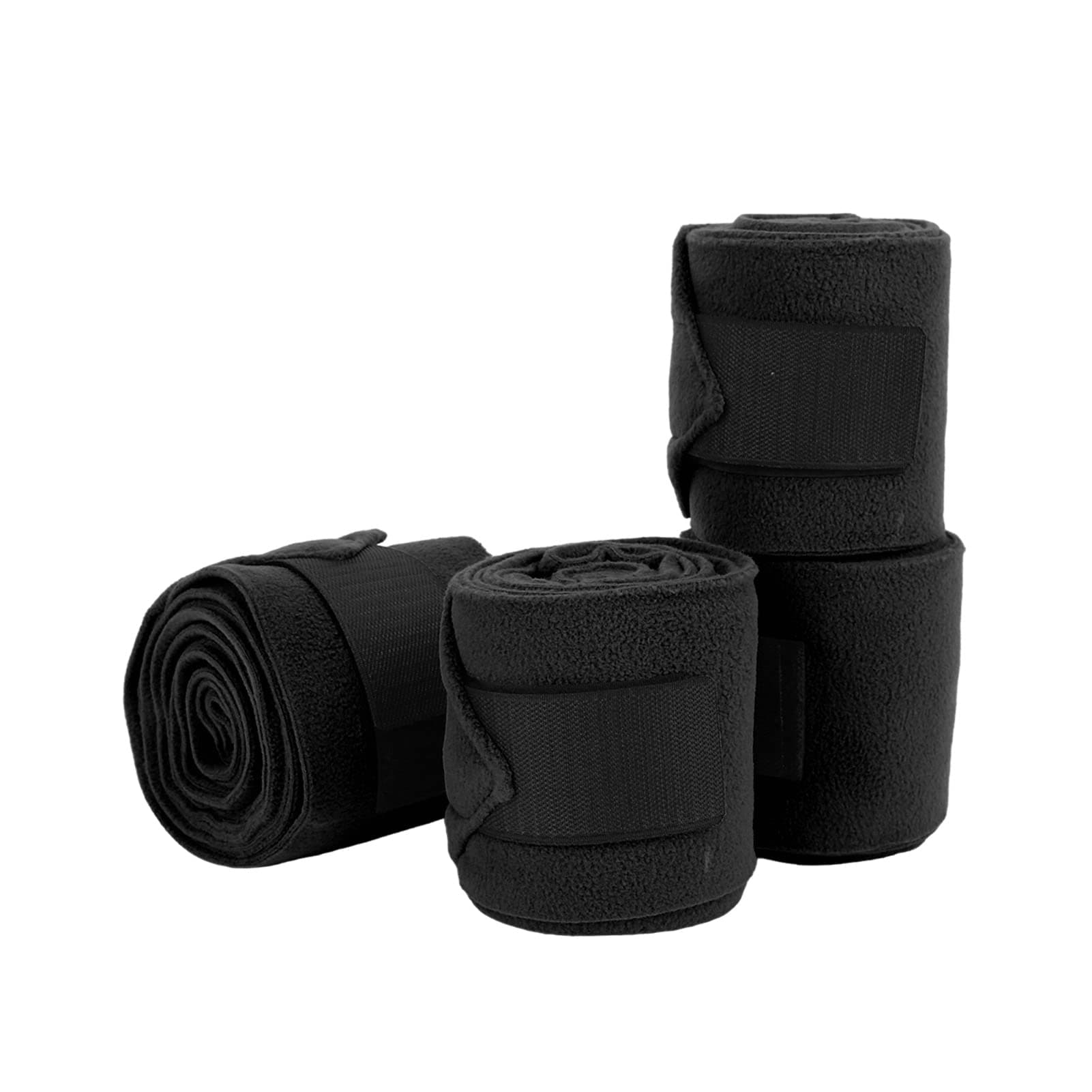 Sonew Horse Leg Wraps, Lamb Leg Wraps 4Pcs Equestrian Leg Bandage Wrap Set Wraps for Horses Self Adhesive Double Sided Fleece Horse Leg Bandages for Training Exercising (#1)