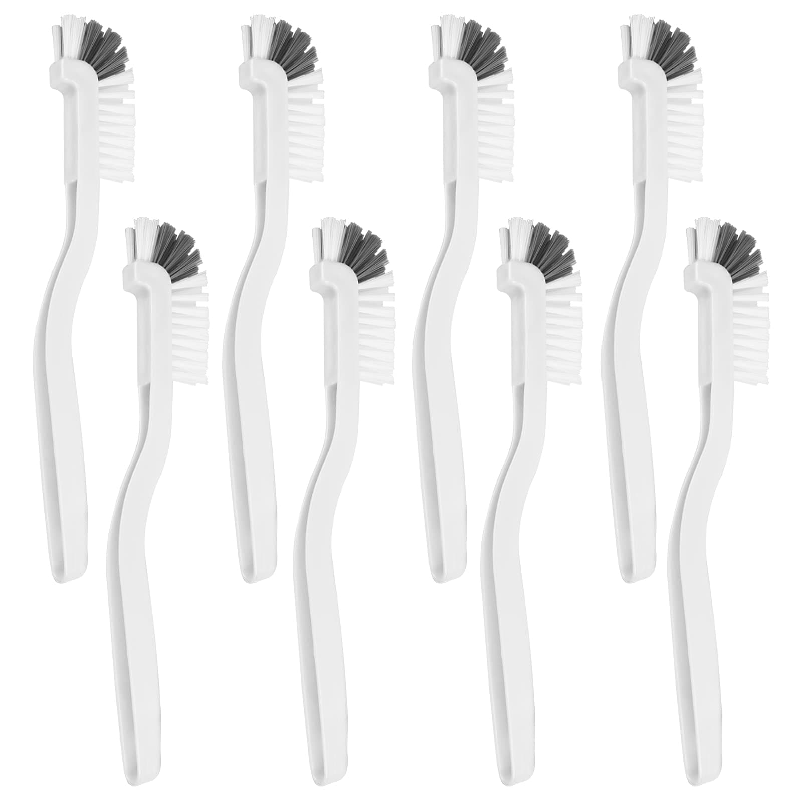 8 Pcs Dish Brush Bottle Bathroom Scrub Brushes Leeloon Kitchen Cleaning Brush Right Angle Kitchen Brush Sink Household Pot Pan Edge Corners Tile Lines Brush with Stiff Bristles