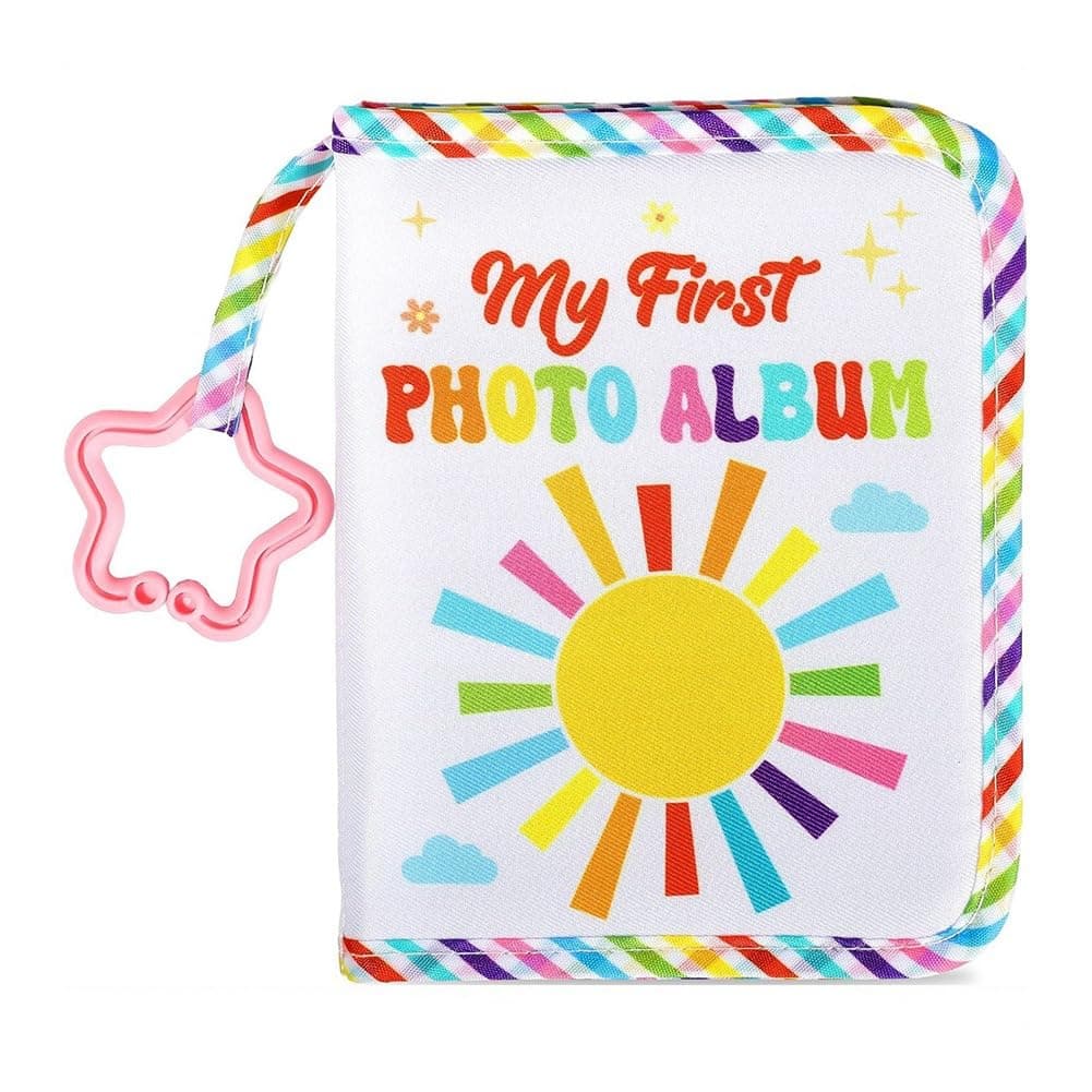 Geetoonly Fabric Memory Album Plush Cloth Photo Book for Baby
