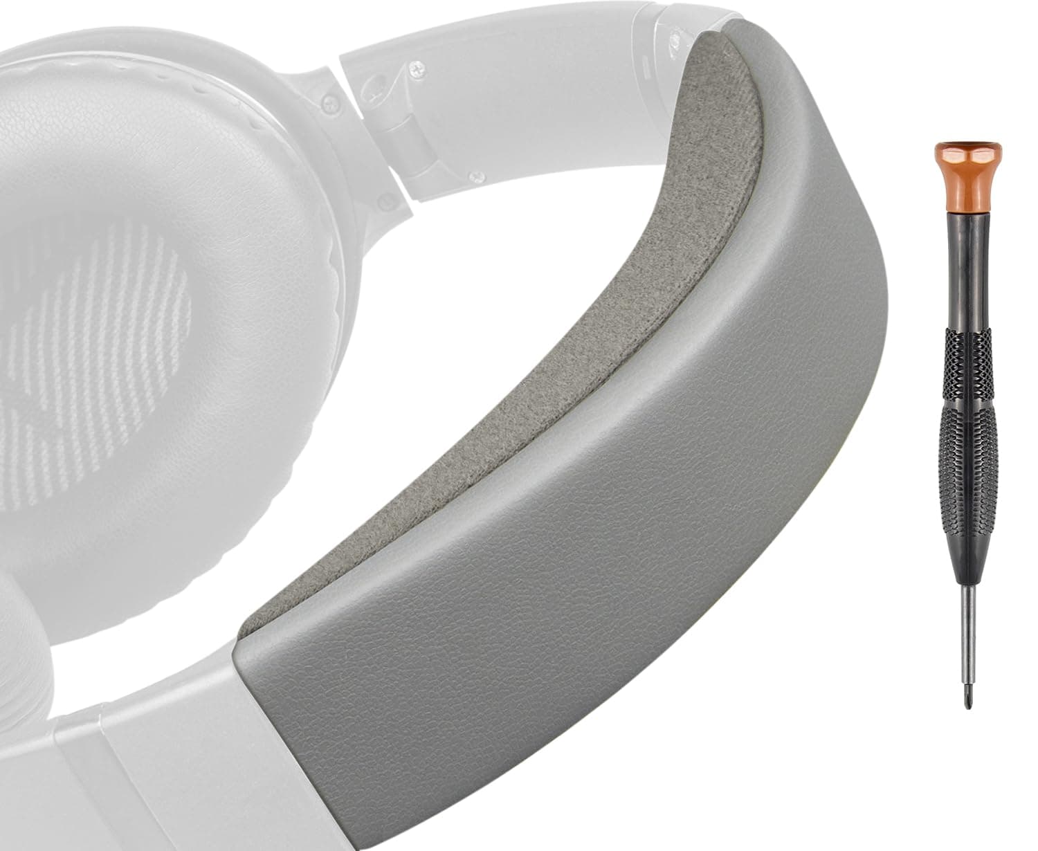 SOULWIT Bandeau pour Bose QC35 et QC35 II - Argent