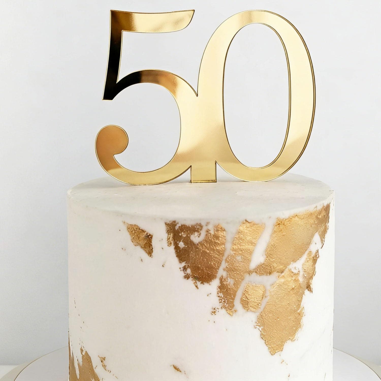 Happy 50th Birthday Cake Topper,Acrylic Number 50 Cake Decoration,50th Celebration Decor,Fiftieth Birthday Topper,50th Theme for Golden Wedding Birthday Anniversary Celebration Ideas Cake Decorating