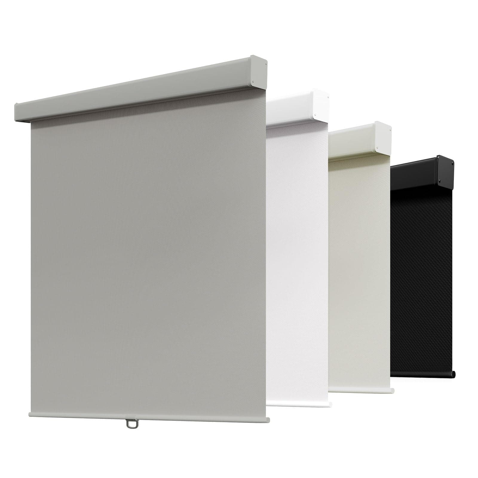 ColourTree Blackout Blinds Free-Stop Cordless Roller Shades Thermal-Insulated Window Blind, Easy Install Room Darkening Shades for Home, Office, Bedroom (Grey, 24" W x 72" H)