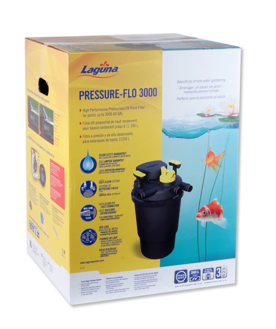 Laguna 24W Pressure Flo 3000 High Performance Pond Filter