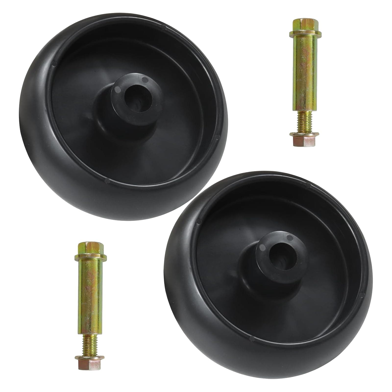 LAWNEAGLE 2 Pack GX10168 Deck Wheels with Bolts for John Deere L110 Mowers