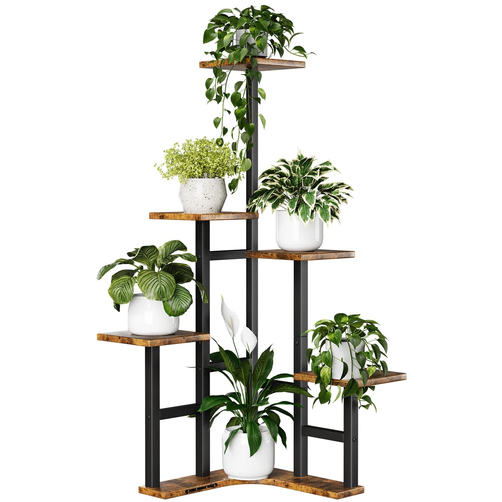 Corner Plant Stand Indoor 6 Tiered Corner Plant Shelf