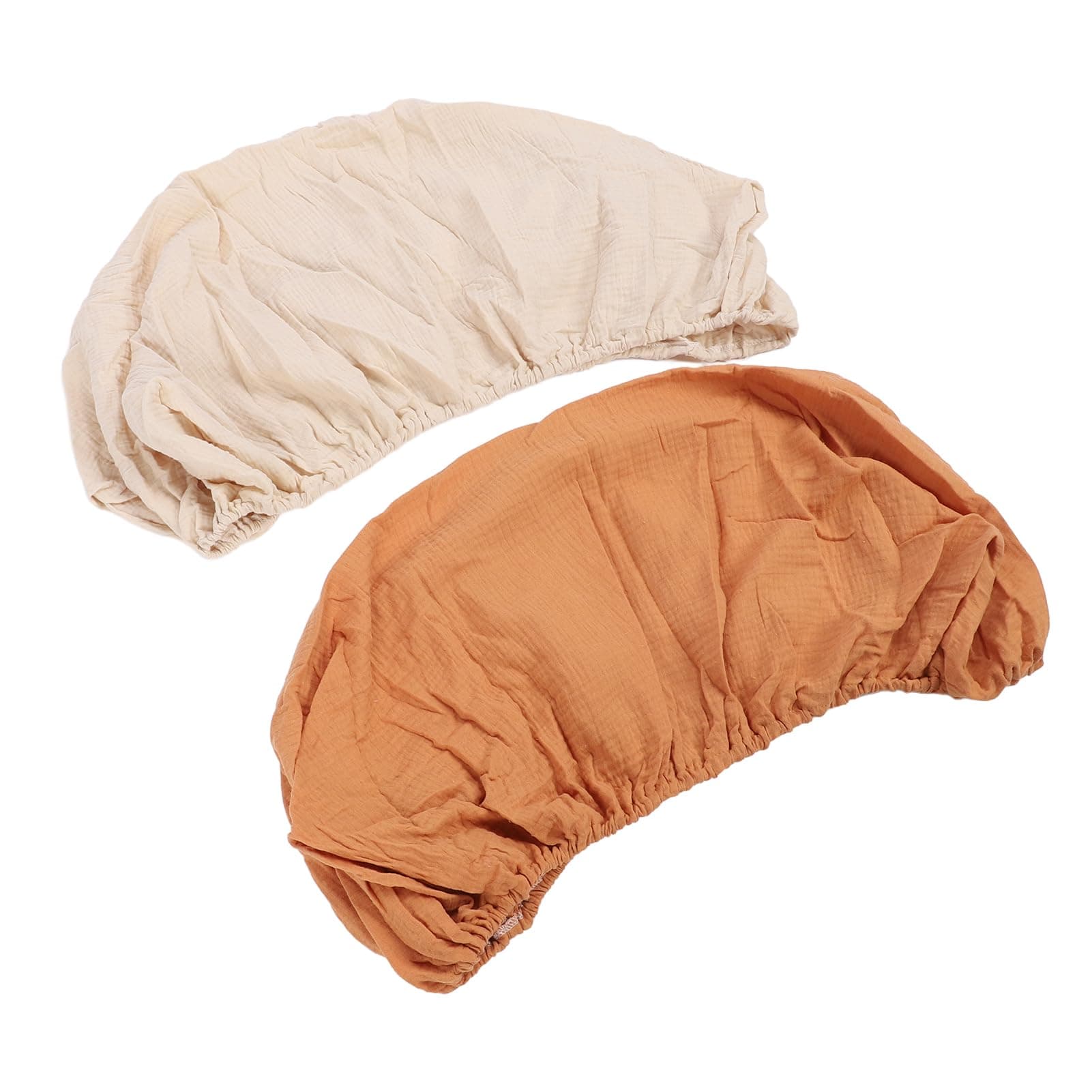2 Pack Soft 100 Cotton Bassinet Fitted Sheets Universal Fit for Hourglass Oval Rectangle Mattresses Easy Care Secure Elastic Apricot Caramel Set