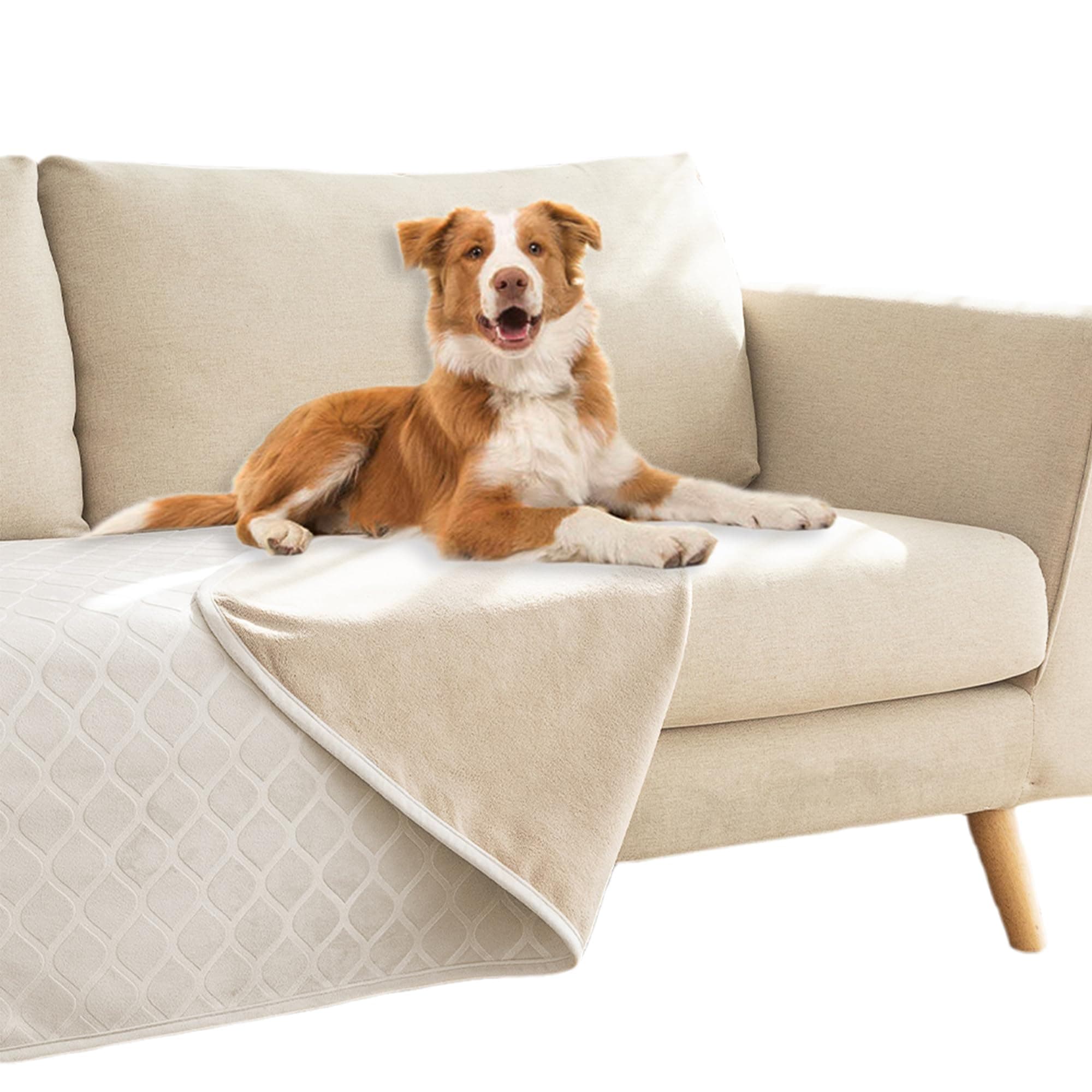 fuguitex Waterproof Dog Blanket Bed Cover Dog Crystal Velvet Moroccan Fuzzy Cozy Plush Pet Blanket Throw Blanket for Couch Sofa