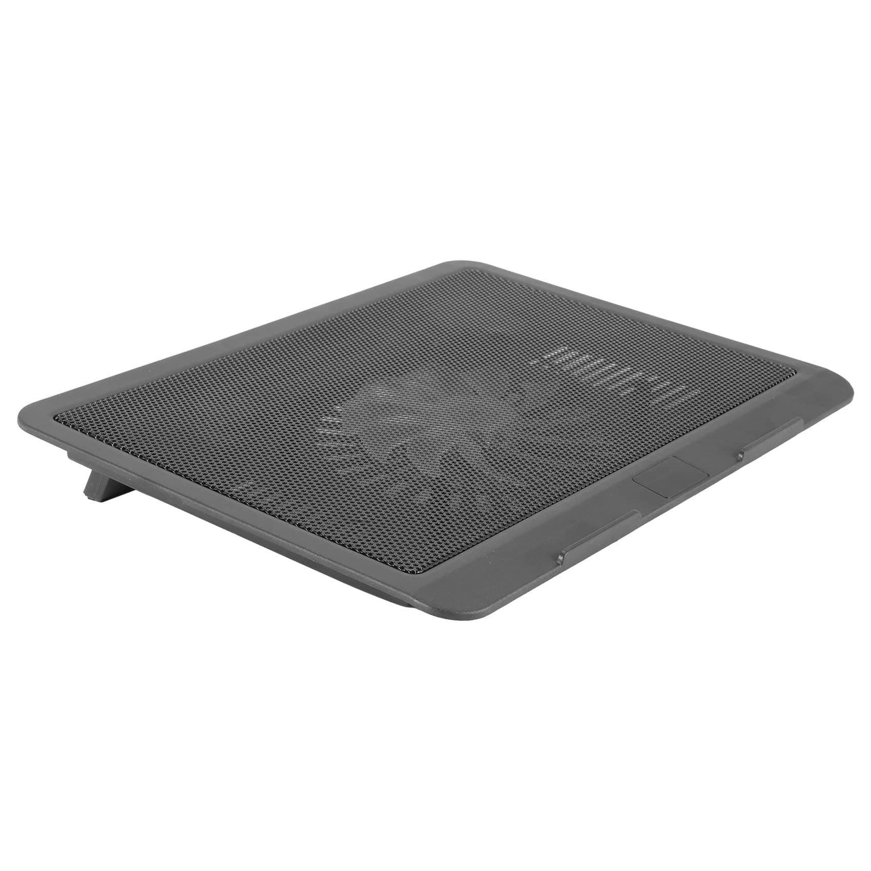 Mautacly Laptop Fan Cooling Pad with Big Fans, Portable Laptop Cooling Fan with 2 in 1 USB Port, Blue LED Light, Adjustable Stand