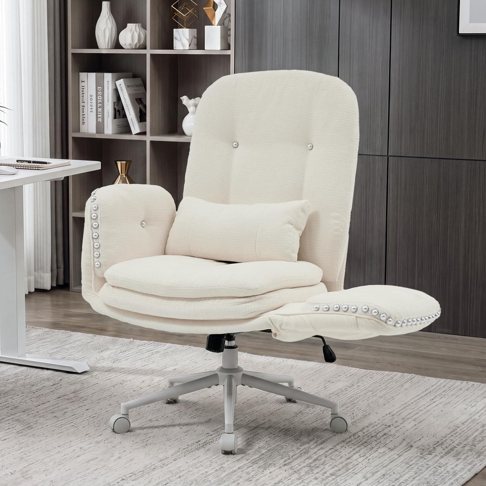 IPKIG Criss Cross Office Chair with Flip Armrests